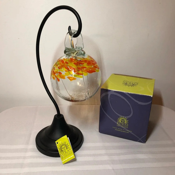 KITRAS blown glass air diffuser ball. Fire Diffuser ELEMENTS. Box included - Picture 5 of 5
